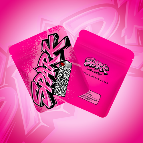 Spark Lighter Case packaging front view